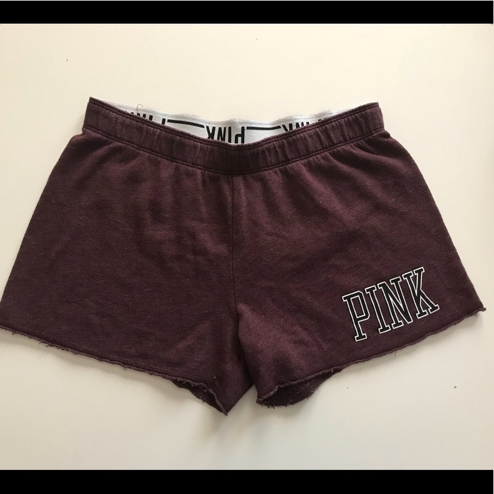 PINK FLEECE SHORTS GOOD CONDITION